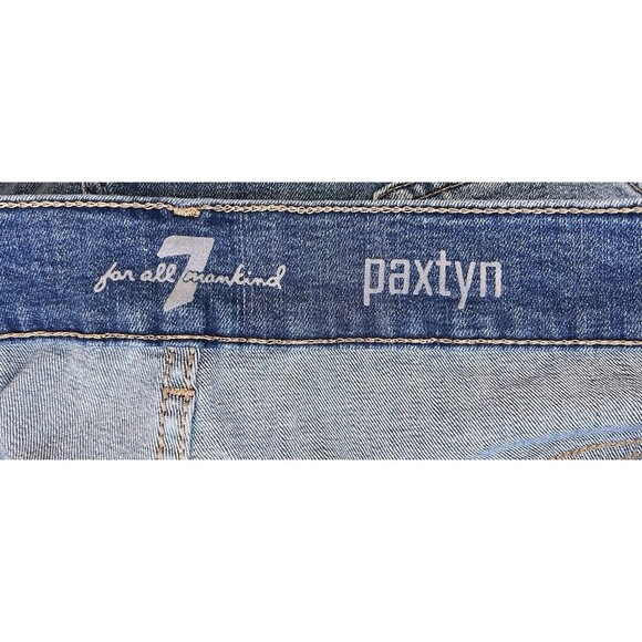 7 For All Mankind Paxtyn Niagara Skinny Jeans Men’s Size 34 High Performance - Picture 5 of 7
